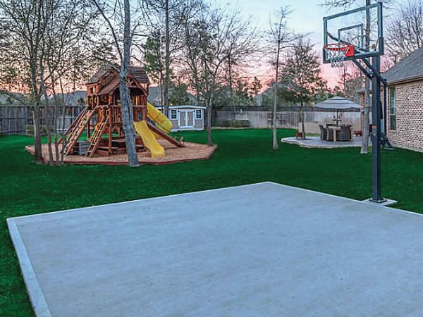 Concrete Basketball Court