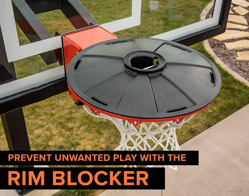 Basketball Goal Rim Blocker