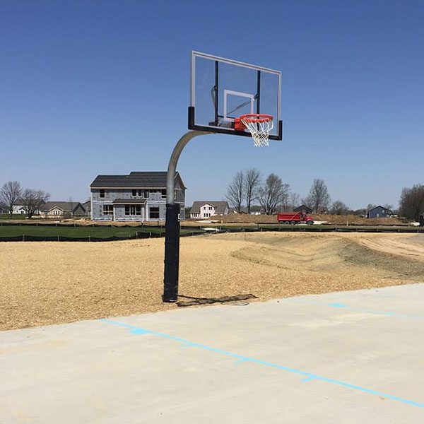 Direct-Burial In-Ground Basketball Hoop