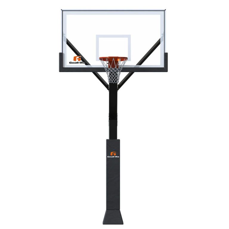 Goalrilla 72" Fixed Height InGround Basketball Hoop w/ Glass Backboard