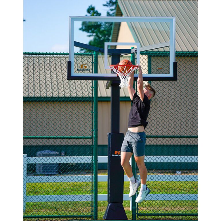 Goalrilla 72" Fixed Height Basketball Hoop Glass Backboard