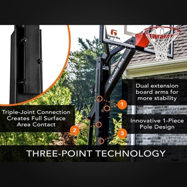 Goalrilla FT72 Basketball Hoop 72" Goalrilla Freight Train Goal