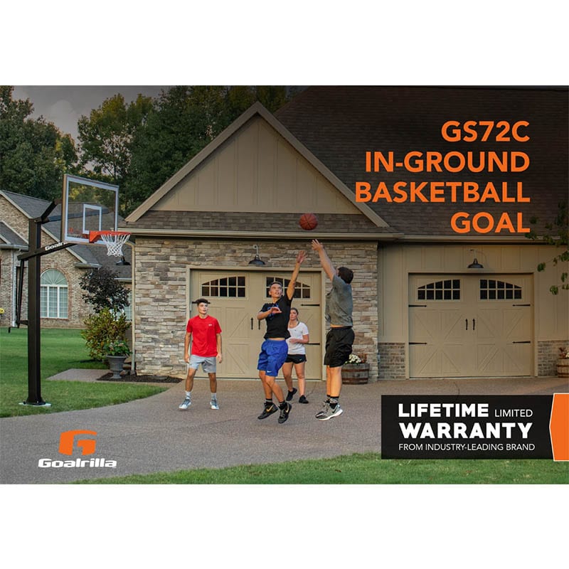 Goalrilla 72'' InGround Basketball Hoop (Goalrilla GS72C)