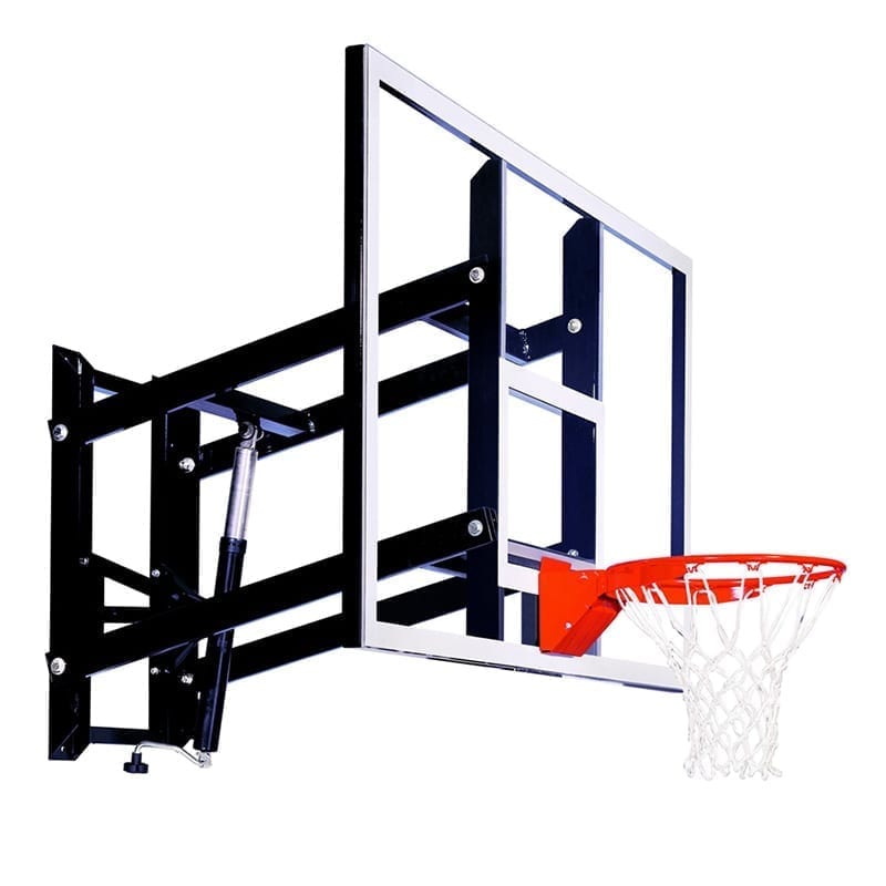 Goalsetter Single Ring Static Basketball Rim - 5x5 Back Plate With Mounting Hardware